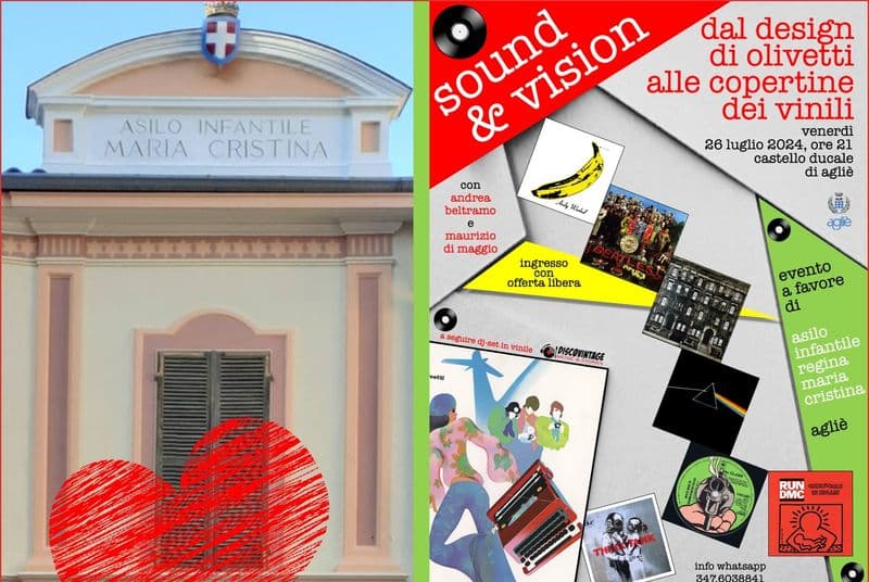 AGLIE '- «Sound and Vision»: evento benefico per l'asilo Regina Maria Cristina