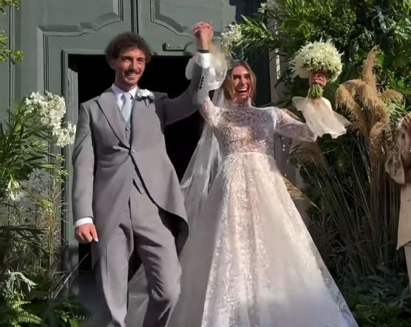 CHIVASSO - Pecco Bagnaia e Domizia Castagnini sposi: matrimonio da favola per il campione della Moto Gp - FOTO