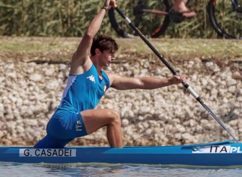 OLIMPIADI DI PARIGI - Tutto il Canavese fa il tifo per Gabriele Casadei, il canoista di Candia che sogna in grande - FOTO