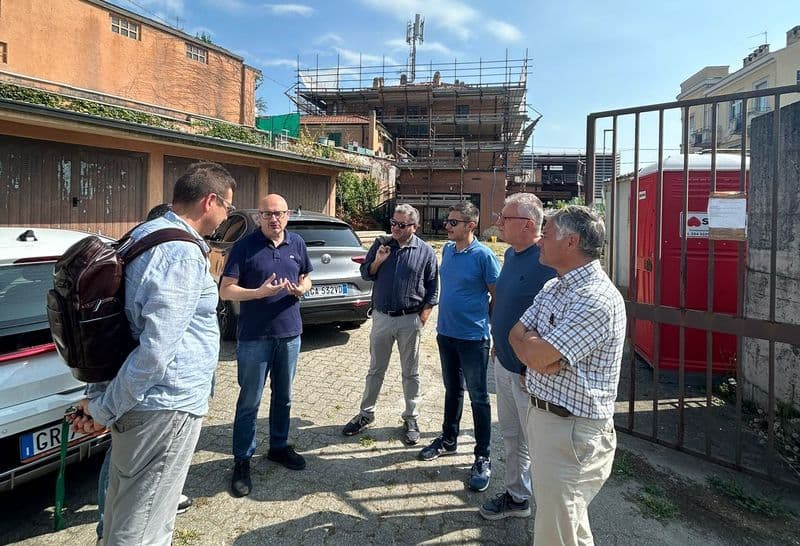 IVREA - Case popolari di corso Nigra: sopralluogo dei vertici Atc