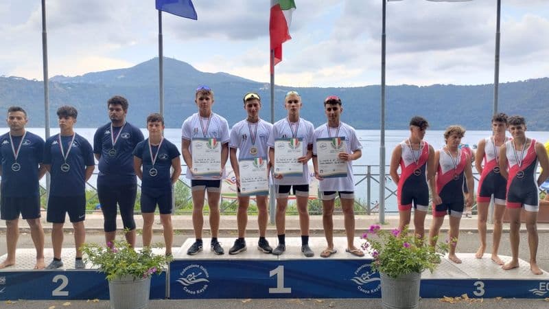 SAN BENIGNO CANAVESE - Giovanni Foresto e Lorenzo Zucca sono campioni italiani Juniores di Canoa Velocità