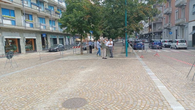 CHIVASSO - Pedoni più sicuri, ultimate le piattaforme stradali rialzate in via Paleologi e  via Matteotti