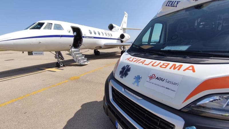 CASELLE - Volo salva vita per una bimba di soli 2 mesi a bordo di un aereo dell'Aeronautica Militare Italiana
