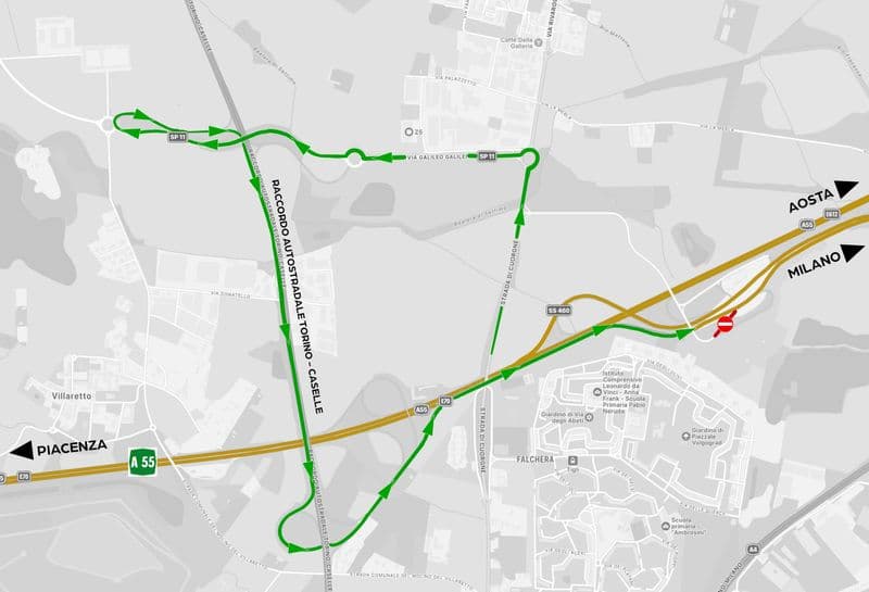 MAPPANO-LEINI - Chiude lo svincolo Falchera verso Milano e Chivasso