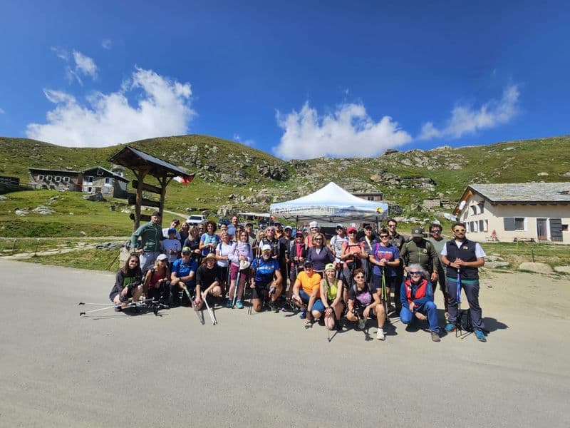 CERESOLE REALE - Strada del Nivolet chiusa per la giornata Nordic Walking - FOTO