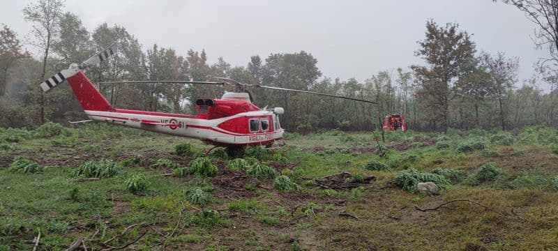 FELETTO - Vigili del fuoco in volo per la ricerca dell'uomo disperso nel torrente Orco - VIDEO