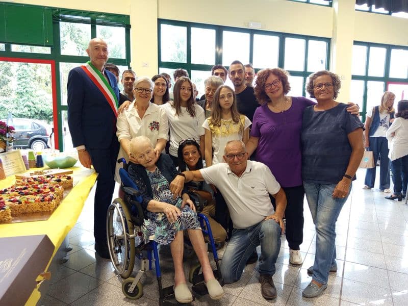 RIVAROLO CANAVESE - Una grande festa per i 100 anni di Lucia Faletto - FOTO