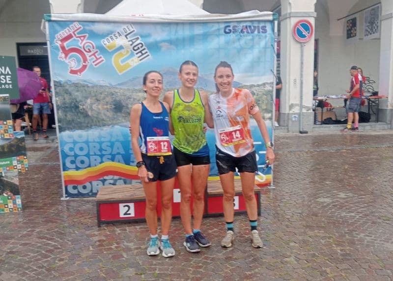ATLETICA CANAVESANA - Strepitoso secondo posto di Sara Borello alla 5 Laghi - FOTO