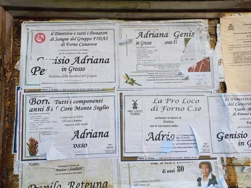 FORNO CANAVESE - Vandali senza rispetto strappano i manifesti funebri davanti alla casa di riposo