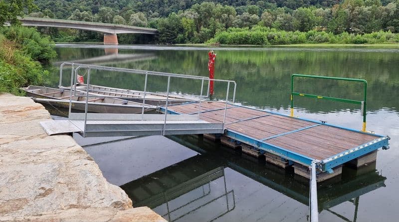 CHIVASSO - Inaugurato il nuovo imbarcadero del parco Sabiunè