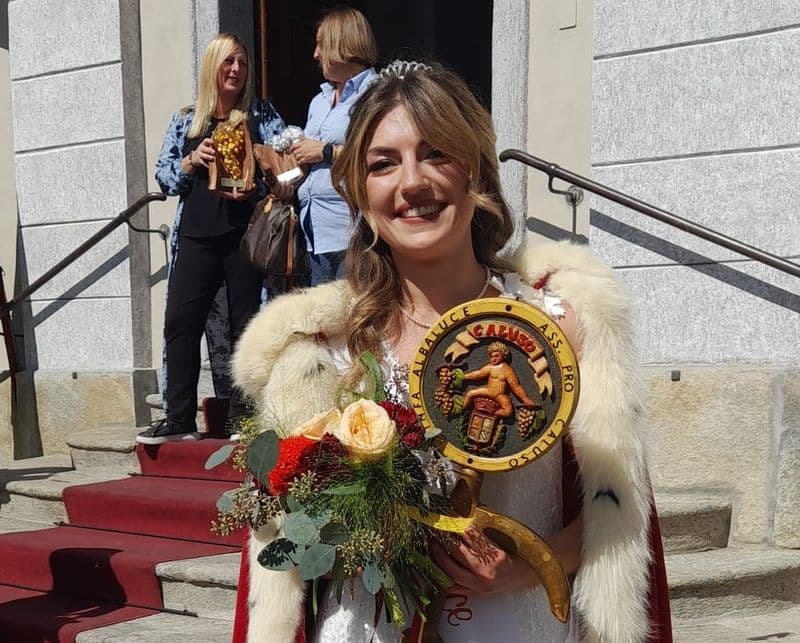 CALUSO - Festa dell'uva: Giulia Giuliano Albo è la Ninfa Albaluce 2024