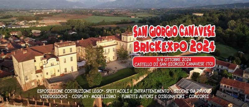 SAN GIORGIO CANAVESE - La magia dei Lego al Castello: tutto pronto per il Brick Expo 2024 - FOTO