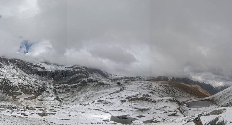 CERESOLE REALE - Colle del Nivolet imbiancato: è arrivata la prima neve - VIDEO TIME LAPSE