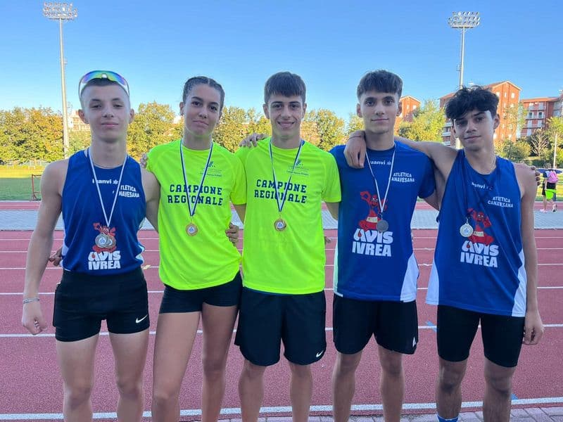 ATLETICA CANAVESANA - Storica doppietta di Alessio Cena ai campionati piemontesi individuali - FOTO