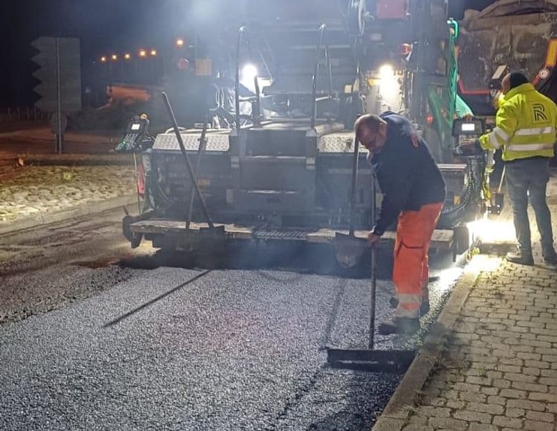 CUORGNE' - Un pezzo di 460 riasfaltato nelle ore notturne