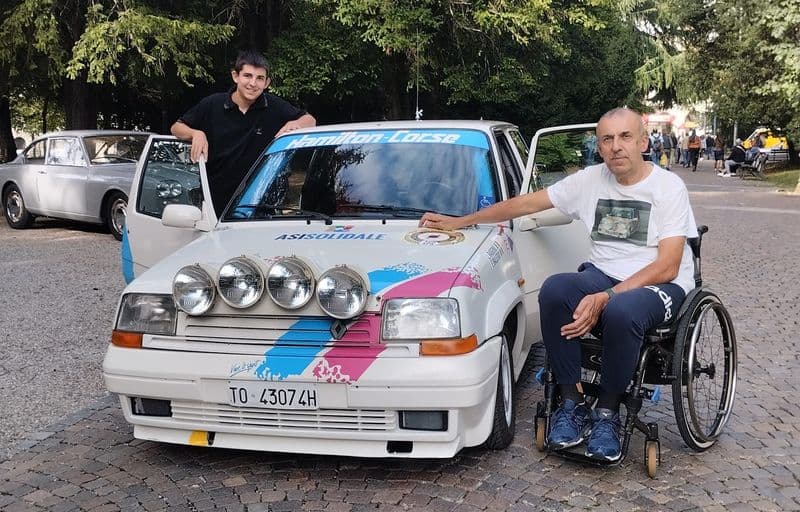 RIVAROLO CANAVESE - La nuova sfida di Livio Raggino: il campione paralimpico al volante di un'auto storica da rally - FOTO