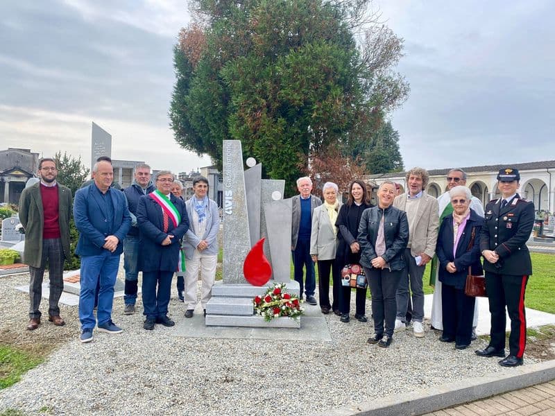 CASTELLAMONTE - L'Avis compie 65 anni: un monumento per ricordare i donatori - FOTO