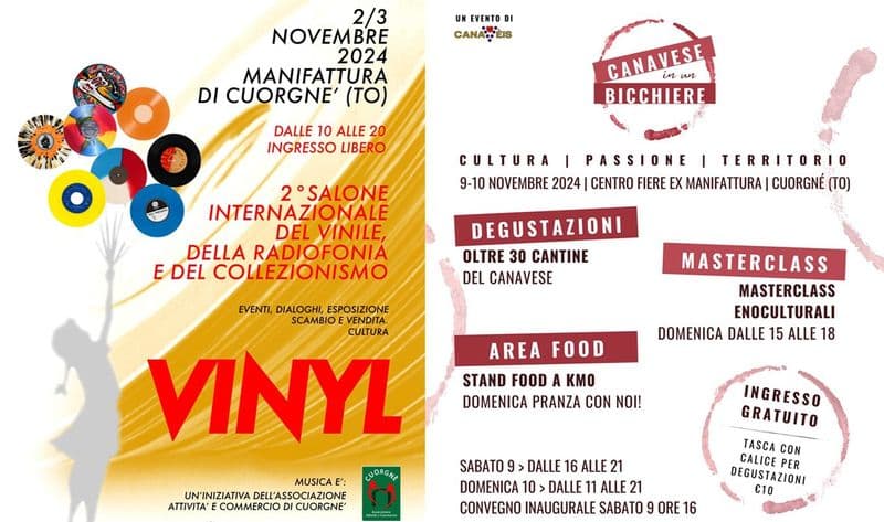 QC LIVE - Alle 18.30 in diretta per scoprire tutto su «Vinyl» e «Canavese in un bicchiere» - VIDEO