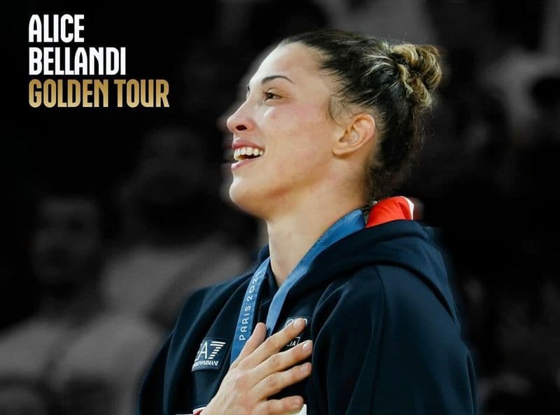 LEINI - Alice Bellandi, campionessa di judo e medaglia d'oro alle Olimpiadi di Parigi, ha scelto il Pala Maggiore