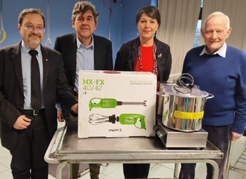 CUORGNE' - Un gradito dono del Rotary alla casa di riposo Umberto I - FOTO