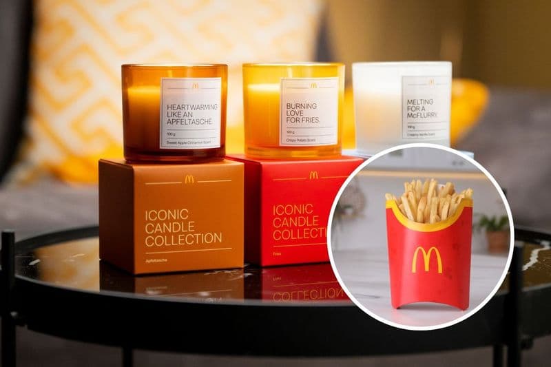 GLAMOUR - Le candele di McDonald’s, al profumo di patatina fritta