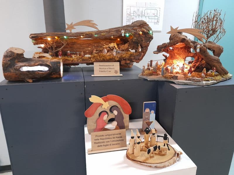 CUORGNE' - La meraviglia del presepi canavesani in mostra alla Manifattura - FOTO