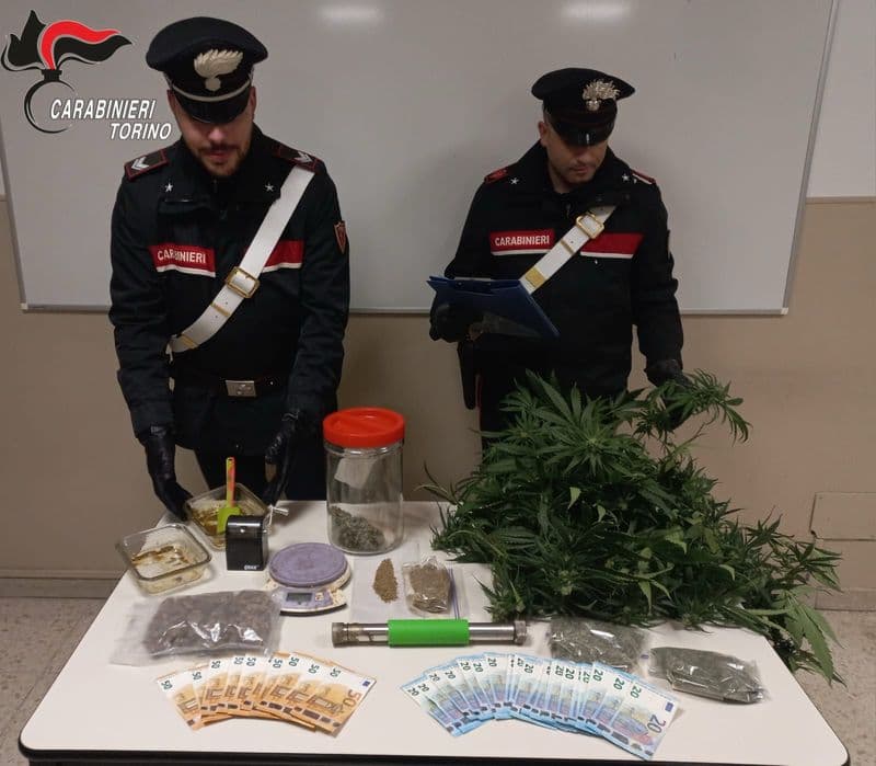 VISTRORIO - Piantagione indoor di marijuana, 40enne incastrato dal via vai di gente: arrestato dai carabinieri