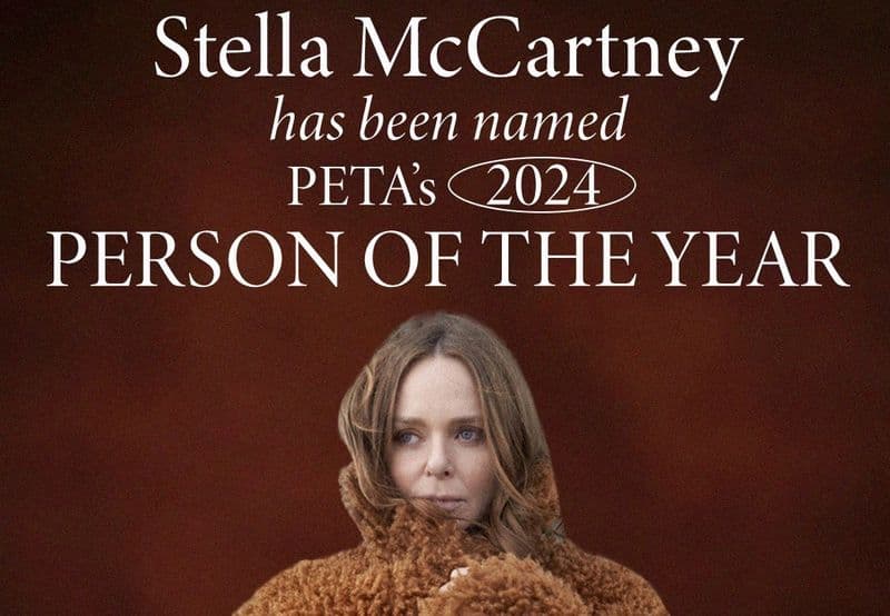 MODA - Stella McCartney, persona dell’anno per PETA