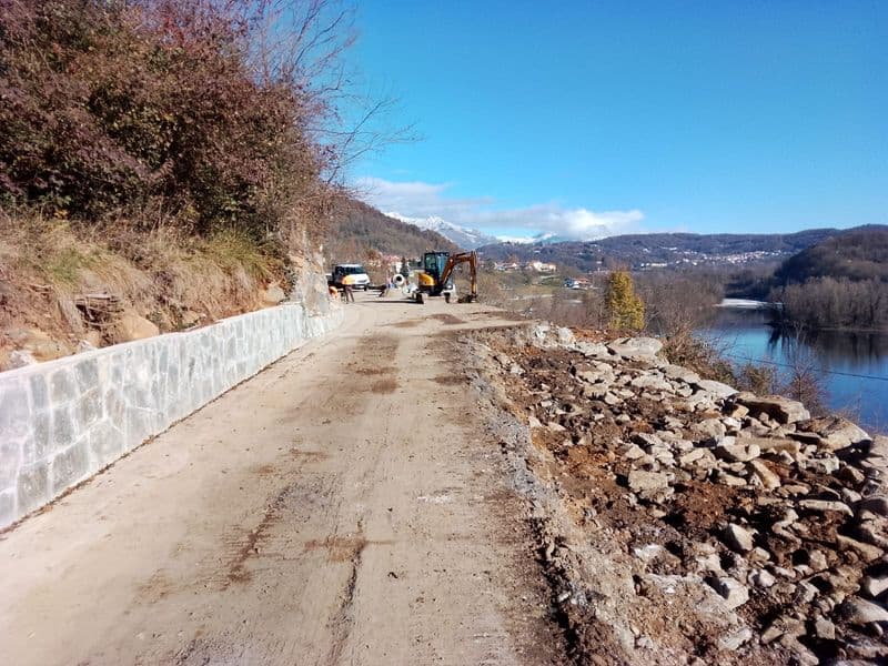 VIDRACCO - Conto alla rovescia per la riapertura della strada provinciale di Issiglio - FOTO