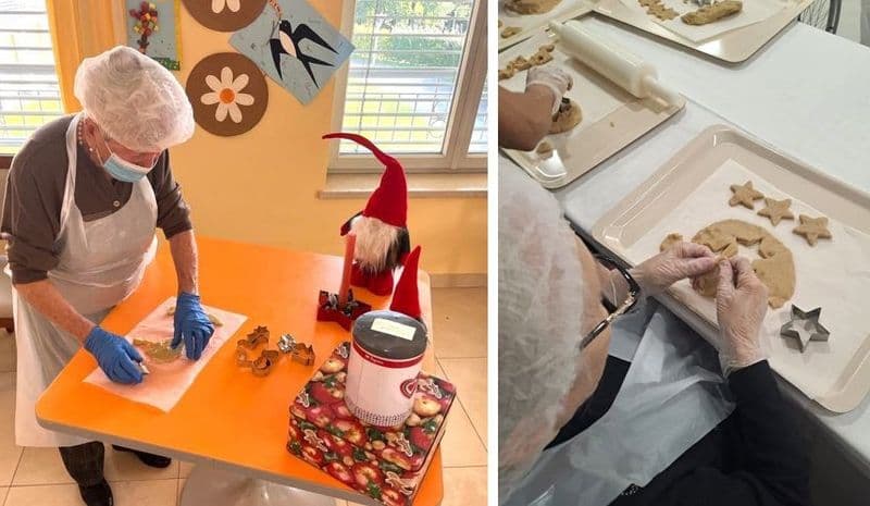 SAN MAURIZIO CANAVESE - I nonni della casa di riposo pasticceri per i bisognosi