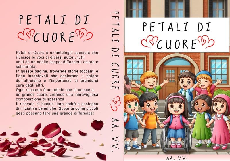 CUCEGLIO - «Petali di Cuore»: 56 scrittori insieme per diffondere amore e aiutare la scuola elementare - FOTO