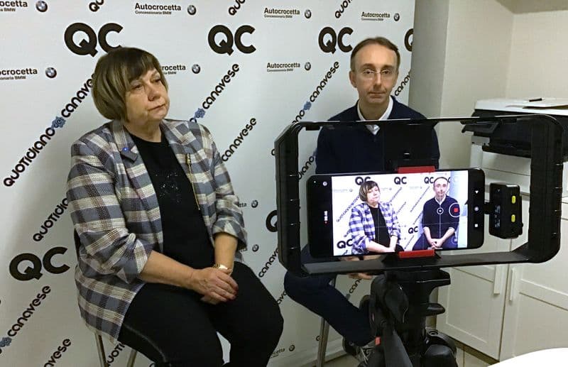 CANAVESE - La voce di chi soffre per la guerra: la sindaca ucraina Karabut ambasciatrice di pace in Piemonte - VIDEO INTERVISTA