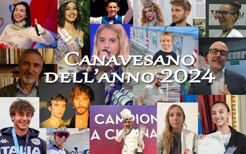 CANAVESANO DELL'ANNO 2024 - Ultime ore per votare: ecco chi sono i sei che fin qui hanno raccolto più preferenze