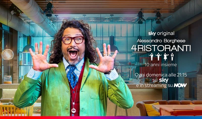 4 RISTORANTI - Alessandro Borghese in Canavese: domenica in prima tv su Sky - I DETTAGLI