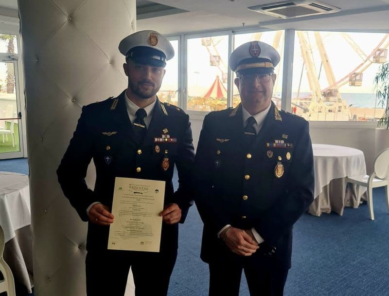 NOLE - L’Ispettore Ponzani premiato a Riccione per gli straordinari risultati sportivi