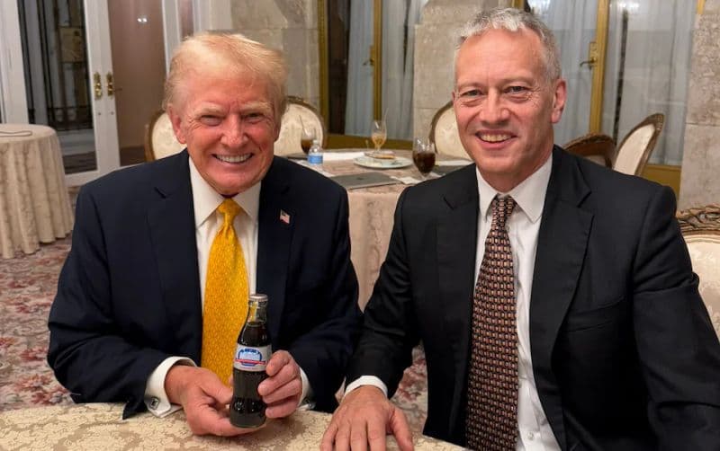 DRINK - Una Diet-Coke in edizione limitata per Donald Trump