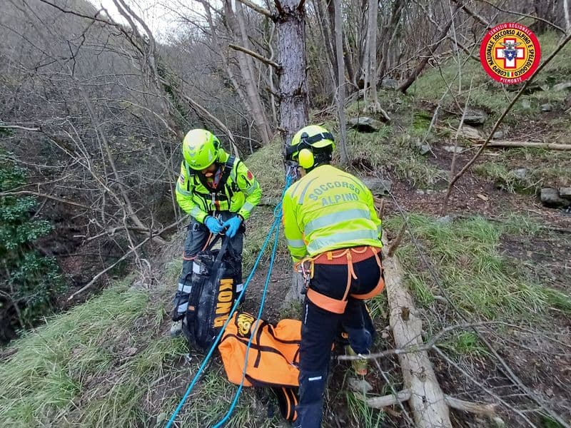 TRAVERSELLA - Il soccorso alpino ha salvato un escursionista ferito in zona Palit