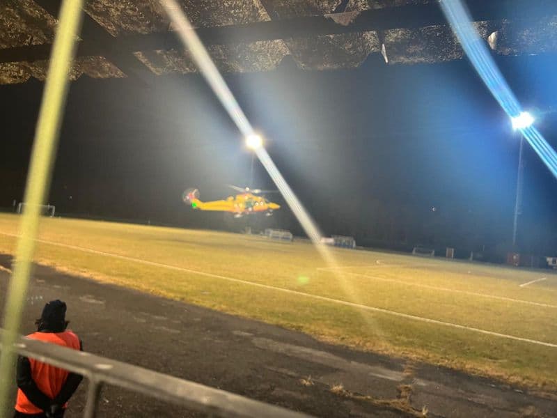 CUORGNE' - Malore fulminante in casa, paziente trasportato d'urgenza alle Molinette con l'elicottero del 118