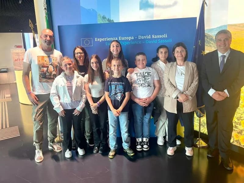 VALPERGA - Gli allievi del Consiglio comunale dei ragazzi a Roma - FOTO