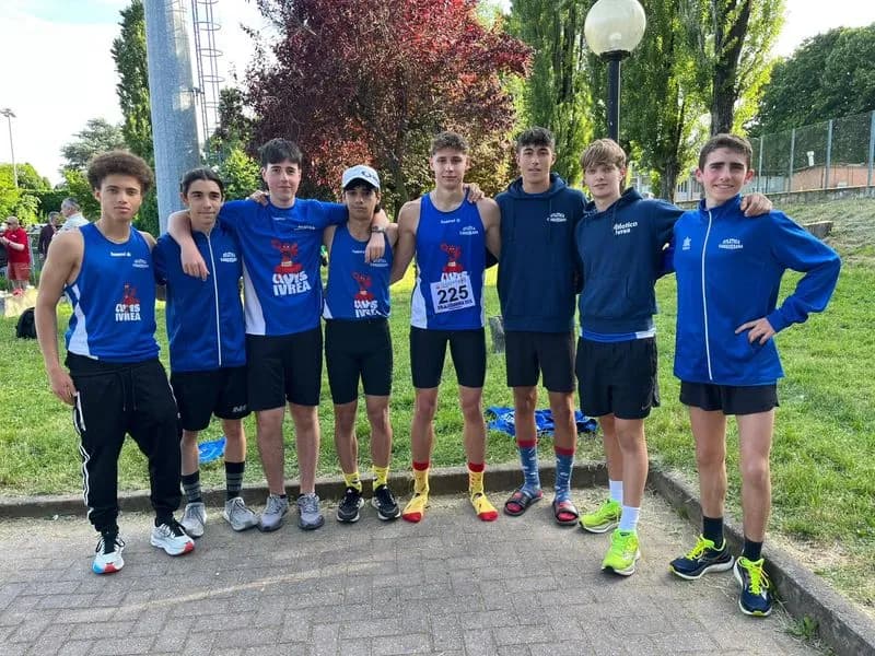 ATLETICA CANAVESANA - Gli allievi dell'Avis primeggiano nel campionato piemontese di società - FOTO
