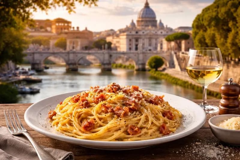 FOOD - Carbonara con vista