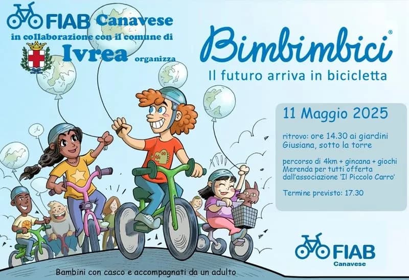IVREA - Tutti i bambini delle scuole elementari invitati a «Bimbimbici»