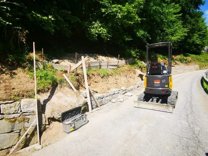 LOCANA - Sicurezza del territorio: lavori in corso nel Vallone di Piantonetto - FOTO