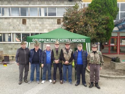 CASTELLAMONTE - Bimbi, maestre e Alpini riuniti dalla castagnata