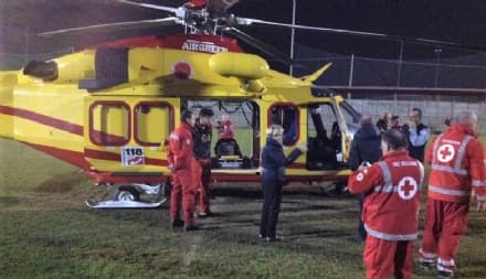 CASTELLAMONTE - Il campo sportivo resta senza corrente: stop ai voli notturni dell'elisoccorso del 118