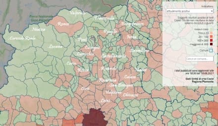 COVID IN CANAVESE - Casi positivi quasi triplicati in venticinque giorni - I DATI COMUNE PER COMUNE