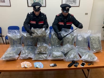 MAPPANO - 28enne italiano con 16 chili di droga: arrestato
