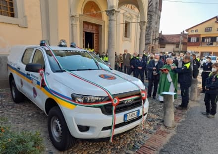 OGLIANICO - Inaugurato il nuovo automezzo della Protezione civile - FOTO