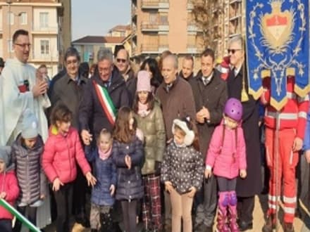 CHIVASSO - Inaugurata dopo i lavori la nuova area ex campo Enel