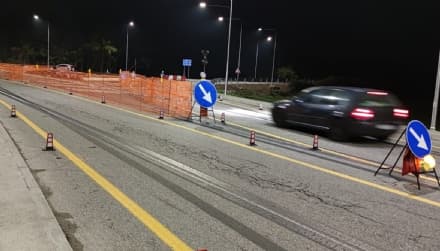 CASTELLAMONTE - Riaperto lo svincolo per la pedemontana a Sant'Antonio (ma solo in un senso) - FOTO